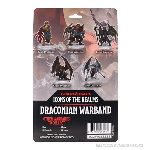 DnD - Draconian Warband - Icons of the Realms Premium DnD Figur